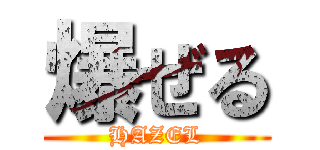 爆ぜる (HAZEL)