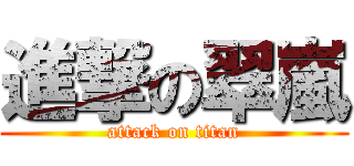 進撃の翠嵐 (attack on titan)