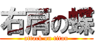 右肩の蝶 (attack on titan)
