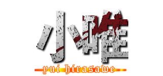 小唯 (yui hirasawe)