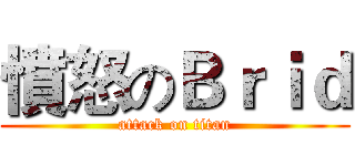 憤怒のＢｒｉｄ (attack on titan)