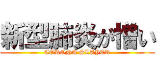 新型肺炎が憎い (CORONA SLAYER)
