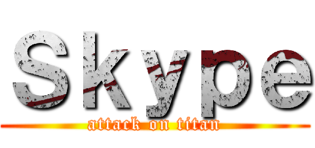 Ｓｋｙｐｅ (attack on titan)