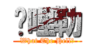 挖哩勒 (What The Hell?)