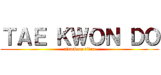 ＴＡＥ ＫＷＯＮ ＤＯ (attack on titan)