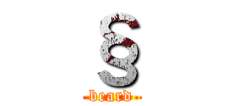 § (beard)