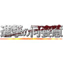 進撃の何姿慧 (attack on titan)