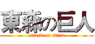 東森の巨人 (attack on titan)