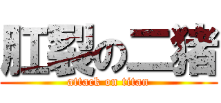 肛裂の二猪 (attack on titan)