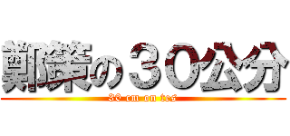 鄭策の３０公分 (30 cm on tes)