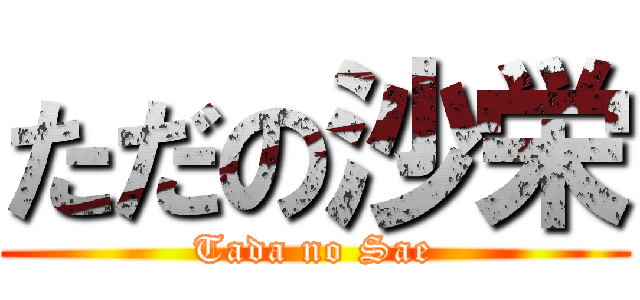 ただの沙栄 (Tada no Sae)