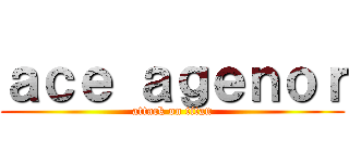 ａｃｅ ａｇｅｎｏｒ (attack on titan)