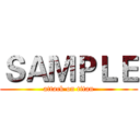 ＳＡＭＰＬＥ (attack on titan)