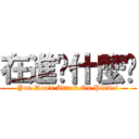 在進擊什麼啦 (You Don\'t Attack On Pinwei)