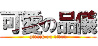 可愛の品儀 (attack on titan)