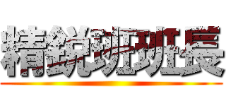 精鋭班班長 ()