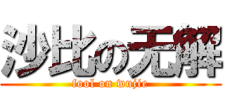 沙比の无解 (fool on wujie)