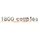 １８００ ｃｏｕｐｌｅｓ (40th)