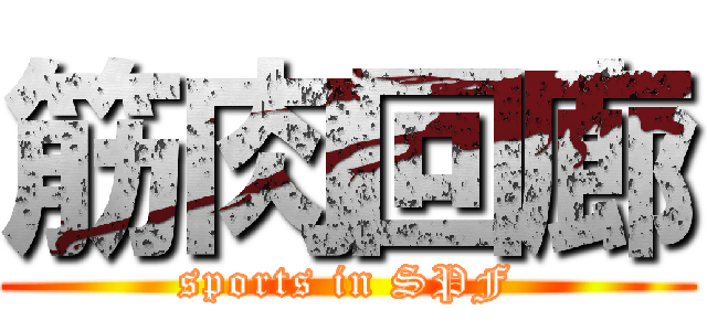 筋肉回廊 (sports in SPF)