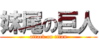妹尾の巨人 (attack on titan)