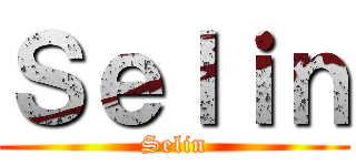 Ｓｅｌｉｎ (Selin)
