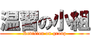 温習の小組 (Revision on group)