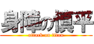 身障の慎平 (attack on titan)