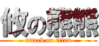 攸の熊熊 (attack on titan)
