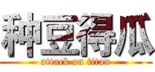 种豆得瓜 (attack on titan)