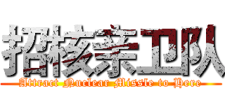 招核亲卫队 (Attract Nuclear Missle to Here)