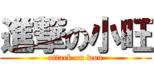 進撃の小旺 (attack on won)