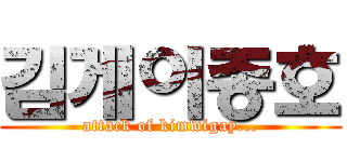 김게이종호 (attack of kimwigay...)