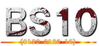 ＢＳ１０ ((0120-0120-10))