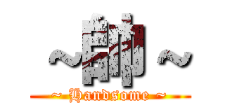 ～帥～ (~ Handsome ~)