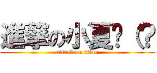 進撃の小夏醬（？ (attack on titan)