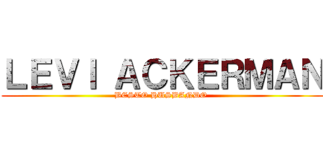 ＬＥＶＩ ＡＣＫＥＲＭＡＮ (BESTO HUSBANDO )