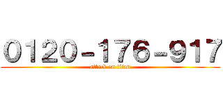 ０１２０－１７６－９１７ (attack on titan)