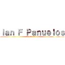 Ｉａｎ Ｆ Ｐａｎｕｅｌｏｓ (10 - Excellence)