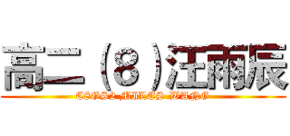 高二（８）汪雨辰 (C8GS2 MILES WANG)