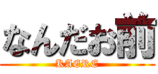 なんだお前 (KAERE)