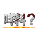 咩料？ ()