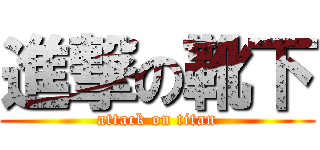 進撃の靴下 (attack on titan)