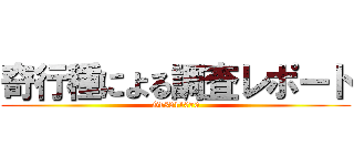 奇行種による調査レポート (G13311070)