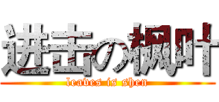 进击の枫叶 (leaves is shen)