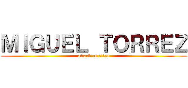 ＭＩＧＵＥＬ ＴＯＲＲＥＺ (attack on titan)