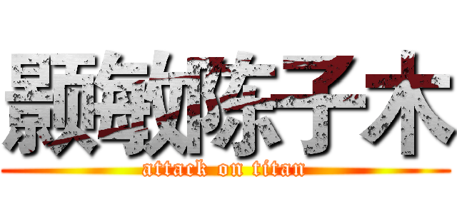 颢敏陈子木 (attack on titan)