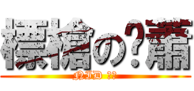 標槍のㄚ蕭 (NID 神準)