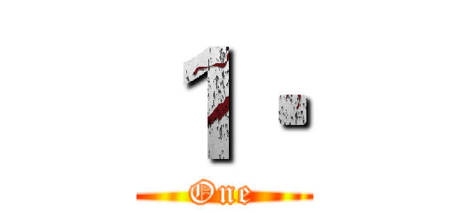 １‧ (One)