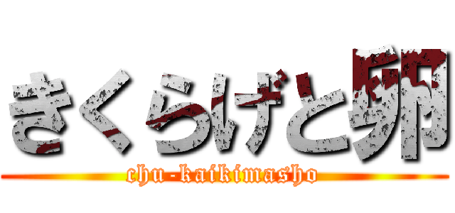 きくらげと卵 (chu-kaikimasho)