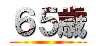 ６５歳 ()